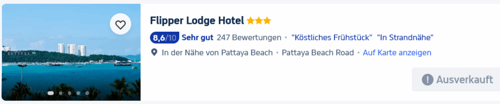 Pattaya - Hotelempfehlungen für zentral Pattaya, Naklua, Jomtien & die Beach Road 21 Flipper Lodge Hotel Soi 7