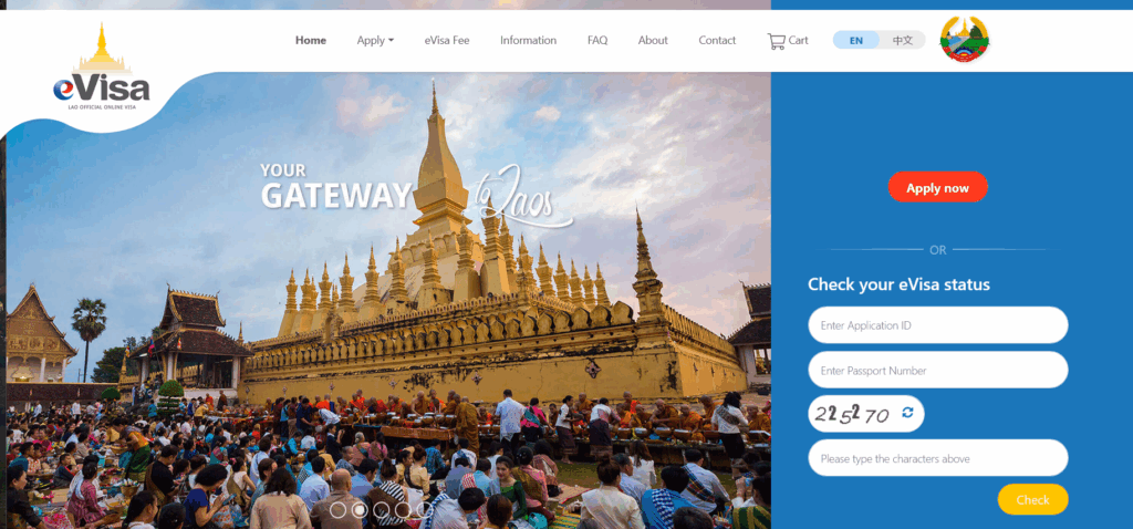 besuchervisum für laos