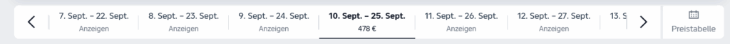 Herbst-Deal: Im August, September & Oktober mit Gulf Air & Etihad Airways für 478 Euro von Deutschland nach Bangkok - Hin-und Rückflug, inklusive Aufgabegepäck 5 Screenshot Trip com 10.09. 25.09.25