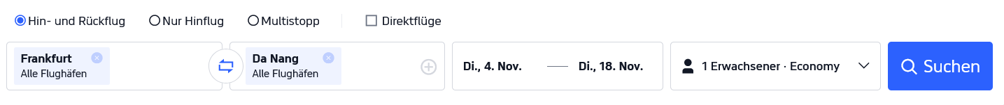 CX FRA Da Nang Zeitraum 04.11. 18.11.2025