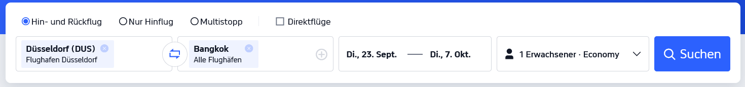 DUS BKK September 2025 Daten