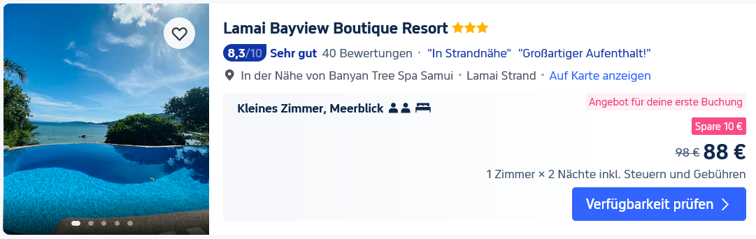 Lamai Bayview Resort Samui