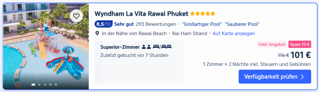 Phuket: Strände & Hotelempfehlungen 9 Wyndham La Vita Rawai Beach Phuket Trip