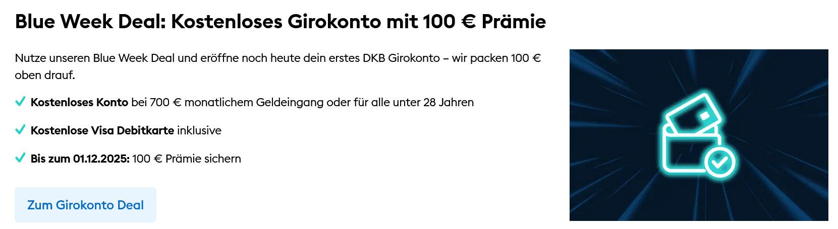 DKB Black Friday Deal