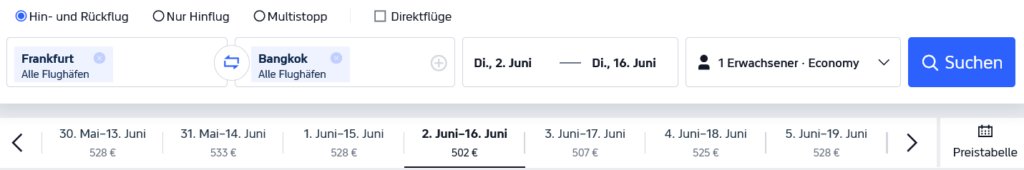 Condor II FRA BKK Juni 2026