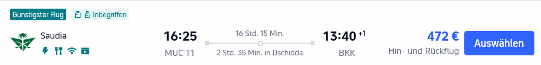 MEGA-DEAL & Thailand Kracher: Im September & Oktober mit Saudia von München nach Bangkok, Hin- und Rückflüge inkl. Gepäck für 472 Euro 3 Saudia MUC Sept I