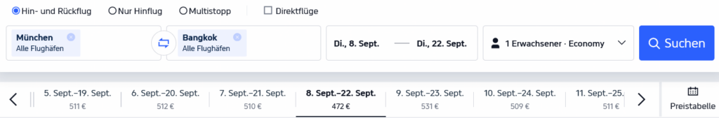 MEGA-DEAL & Thailand Kracher: Im September & Oktober mit Saudia von München nach Bangkok, Hin- und Rückflüge inkl. Gepäck für 472 Euro 4 Saudia MUC Sept II