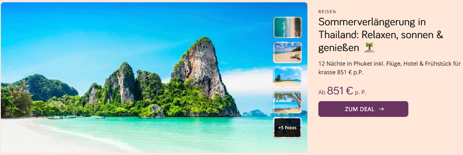 12 Nächte Phuket inklusive Emirates Flügen ab Deutschland, 4-Sterne Hotel und Frühstück schon für 851 Euro 3 Urlaubspiraten Phuket Oktober 2026